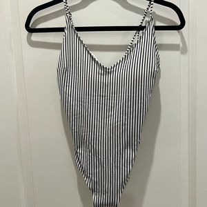 H&M High Leg One Piece Bathsuit